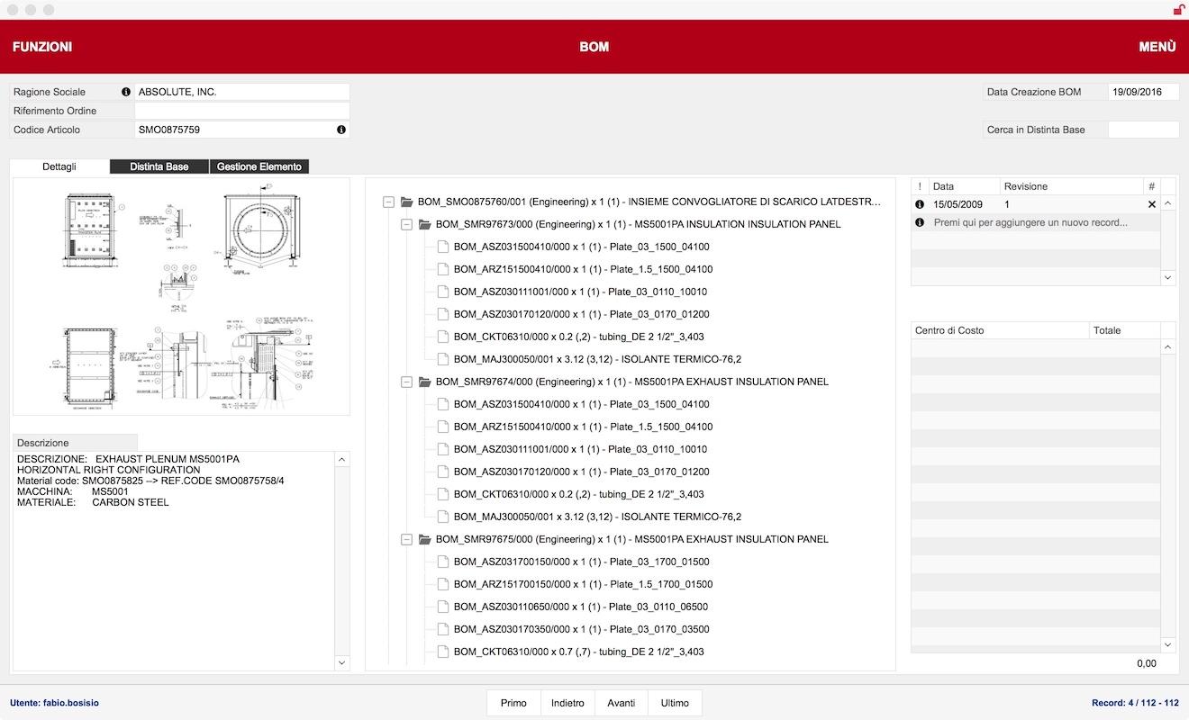 Order management app — detail